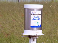Weather sensors rain gauge