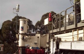 Industrial weather station concrete paving Weather Maestro