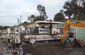 Industrial weather station concrete paving Weather Maestro