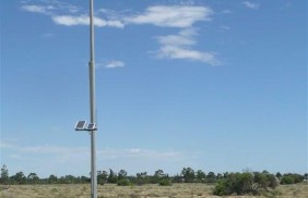 Industrial weather station port wind monitoring