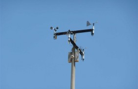 Industrial weather station port wind monitoring