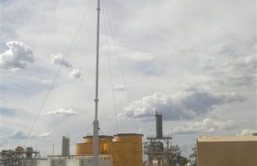 Silver Mine weather station weather maestro 10m mast UHF telemetry