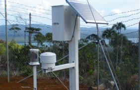 Mining weather station Solomon Islands weather maestro 10m mast Service