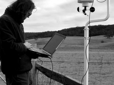 Agricultural research weather station Peter Andrews natural sequence farming