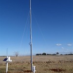 Landfill weather station 10m mast weather maestro