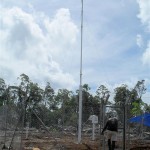 Mining weather station Solomon Islands weather maestro 10m mast