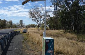 Industrial roadside flood monitoring Rain Gauge