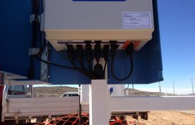 Weather Station Lockable Housing to protect cables